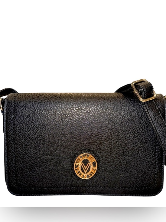Valentino Orlandi Handbags - Valentino Orlandi Matte Black Pebbled Vegan Leather X-body - NWT